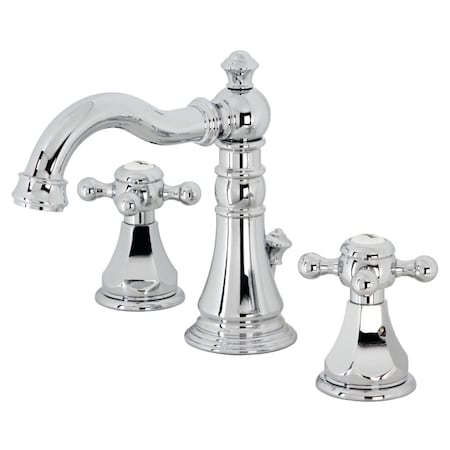 Kingston Brass FSC1971BX Widespread Bathroom Faucet with Pop-Up Drain, Polished Chrome FSC1971BX